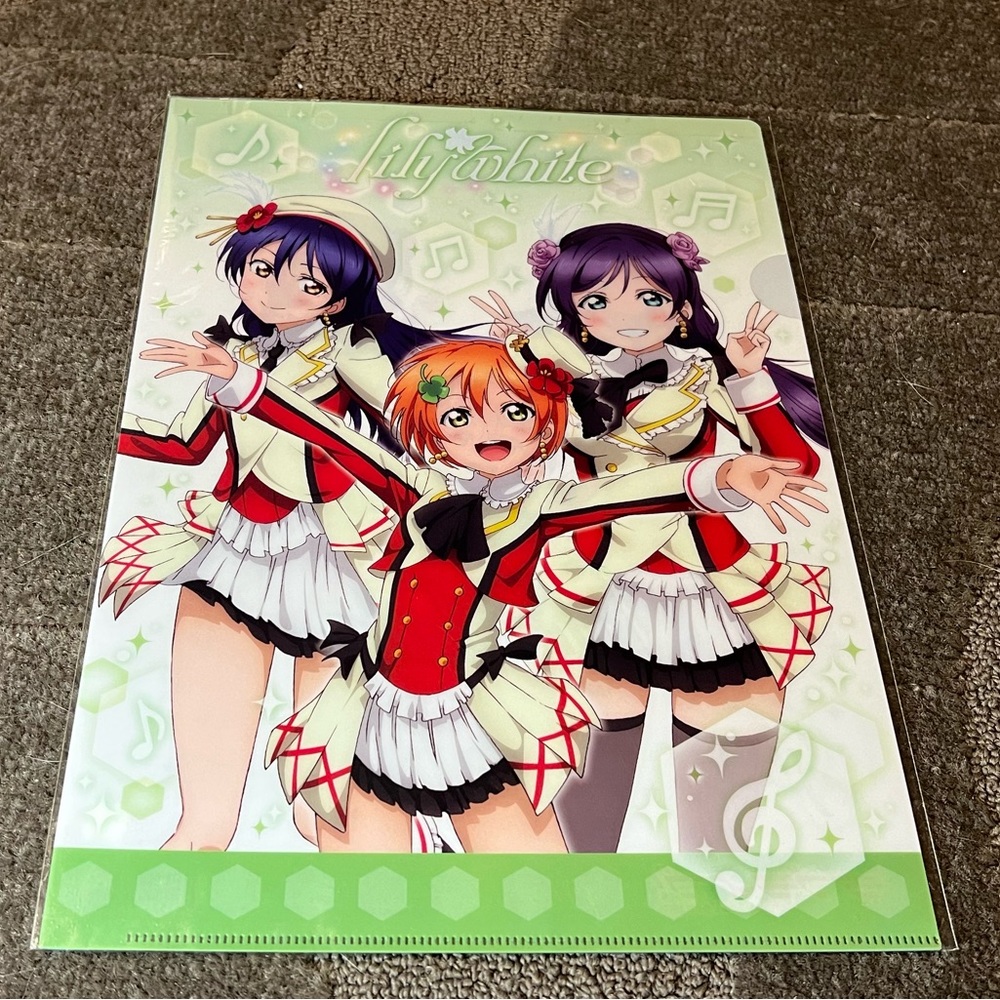 Love Live! School Idol Project / Festival Clear File Folder Anime Lily White